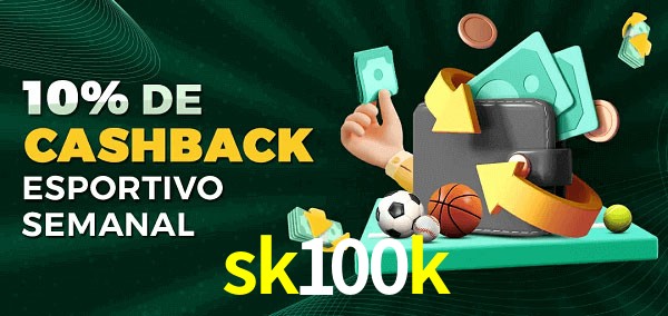 10% de bônus de cashback na sk100k
